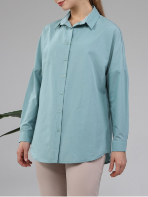 Button Down Shirt -Mint Color