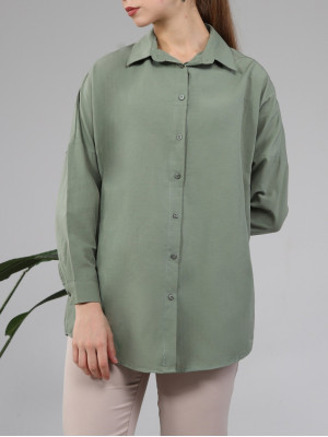 Button Down Shirt  -Khaki