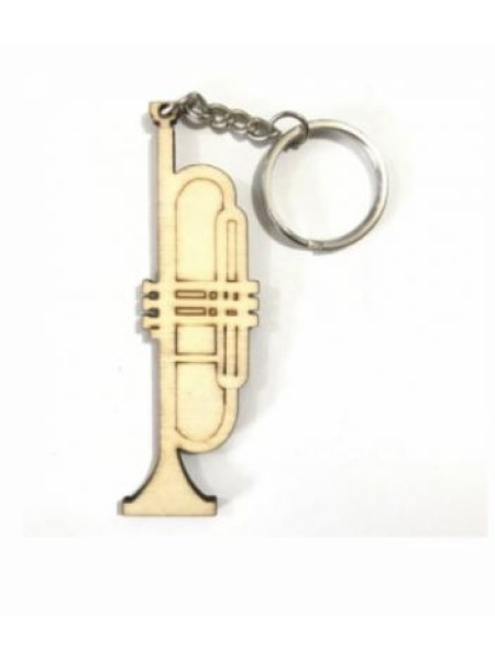 Instrument Wooden Keychain -Color