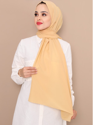 Karaca Thin Medina Silk Shawl -Yellow