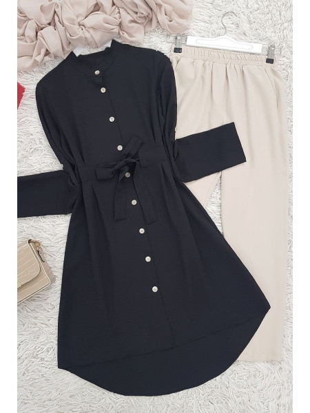 Connected Tunic -Black