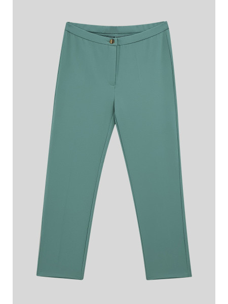 Lycra Double Fabric Trousers  -Mint Color