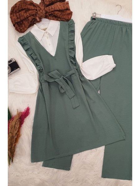 Shirt Garnish Ayrobin Set -Green