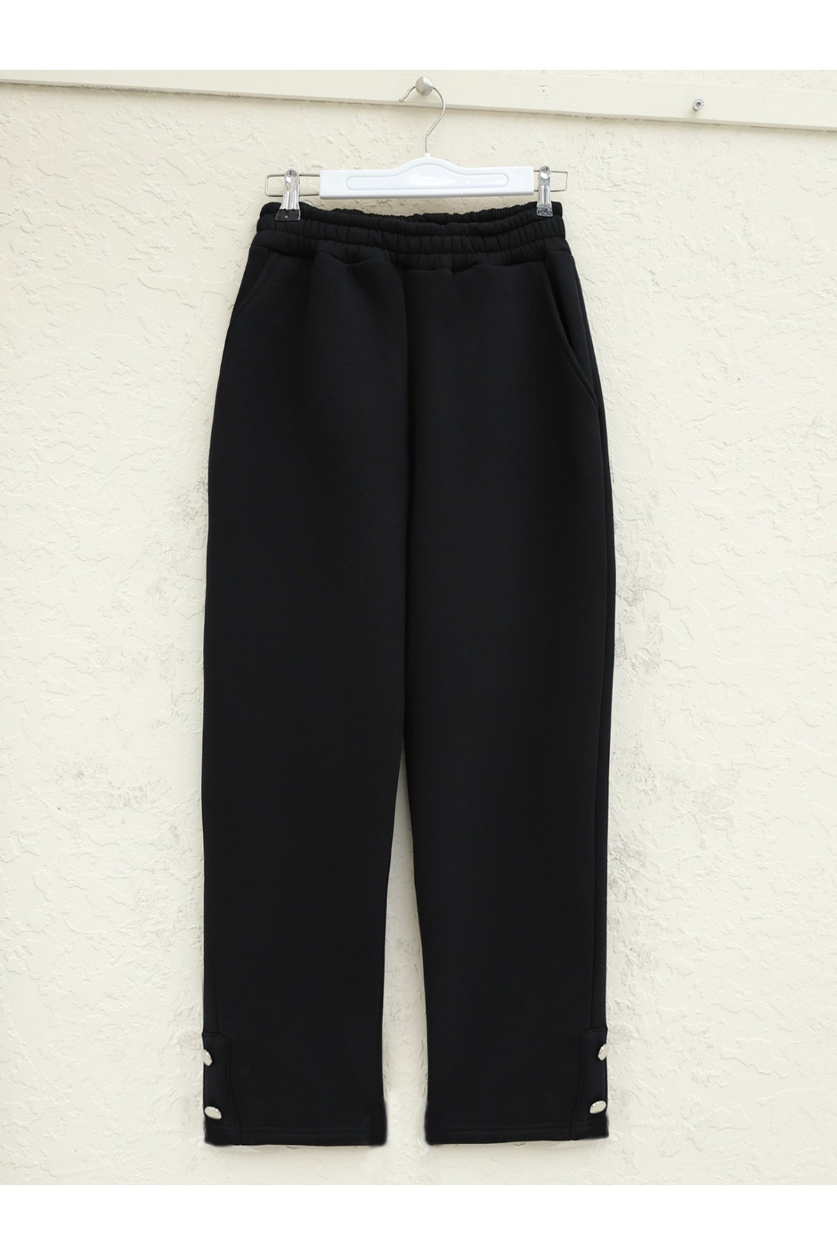 Three Thread Sweat Double set -Black