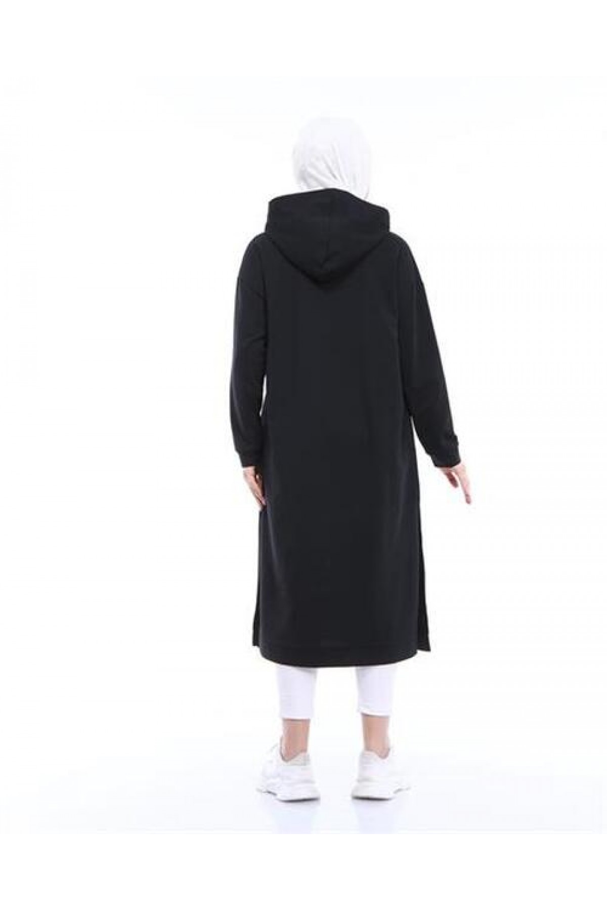Atlas Hooded Long Simple Basic Sweatshirt