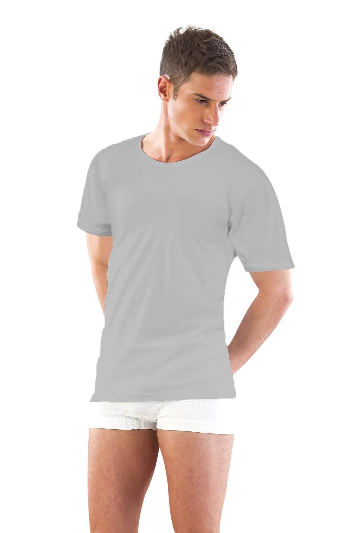 GRAY MI Podiumplus 12350 R Short Sleeve Men's Tank Top
