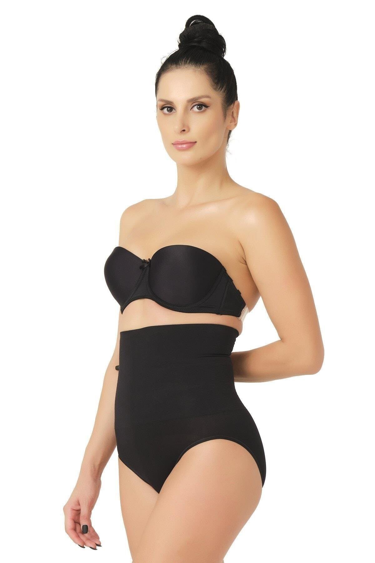 SİYAH MI Podyumplus 2029 Masajlı Double Slip Korse