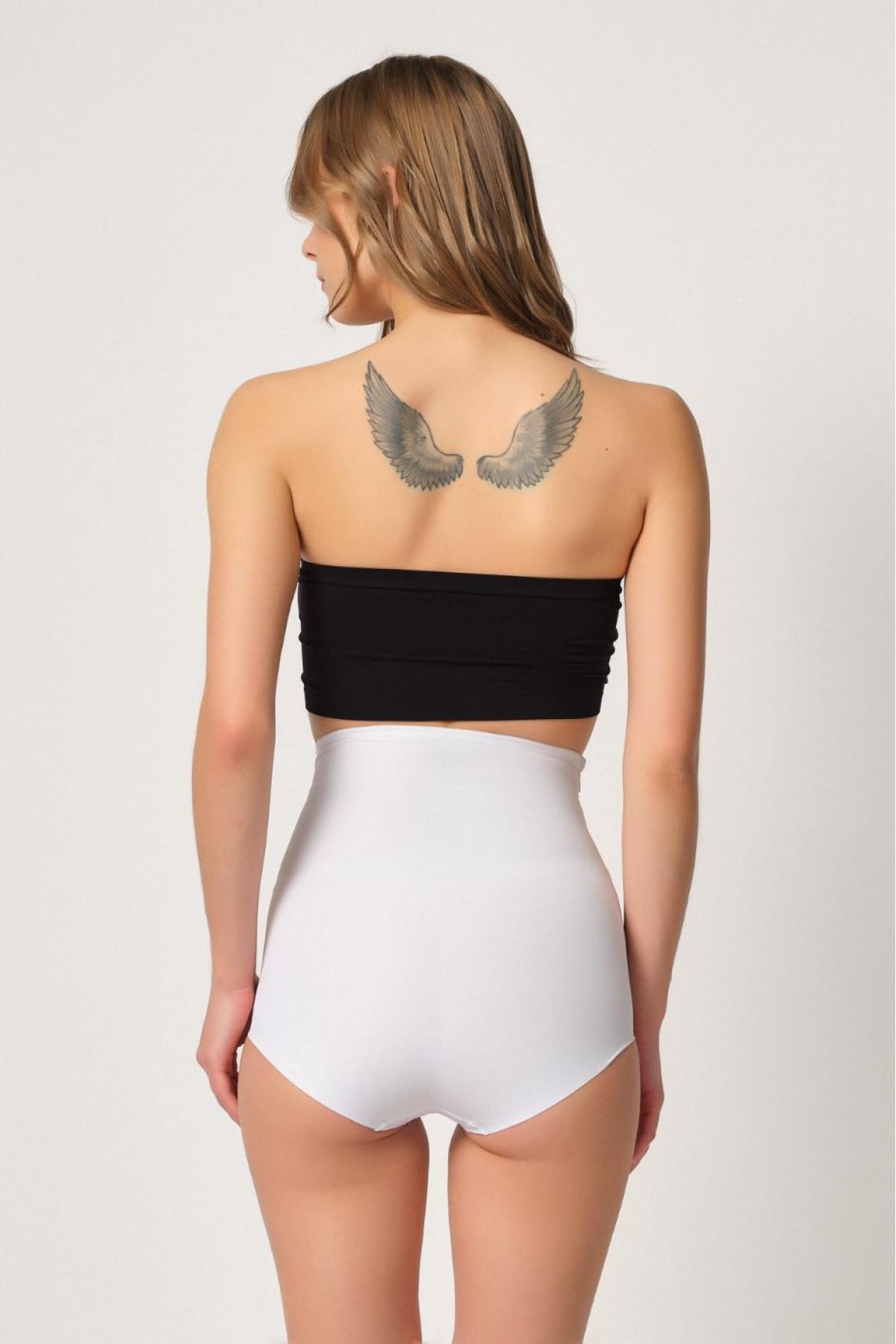 BEYAZ MI Podyumplus 2842 Lazer Dantelli Slip Korse