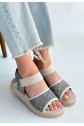 Jake Green Woven Leather Sandals