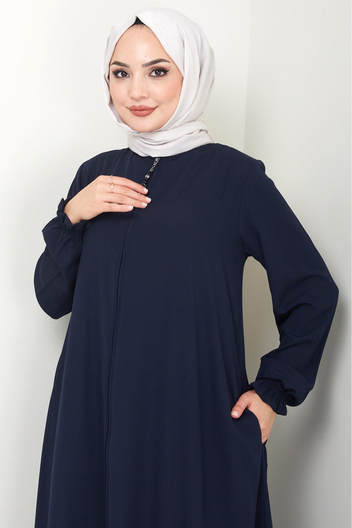 مقاس كبير مولانا فيريس أزرق كحلي HM02153