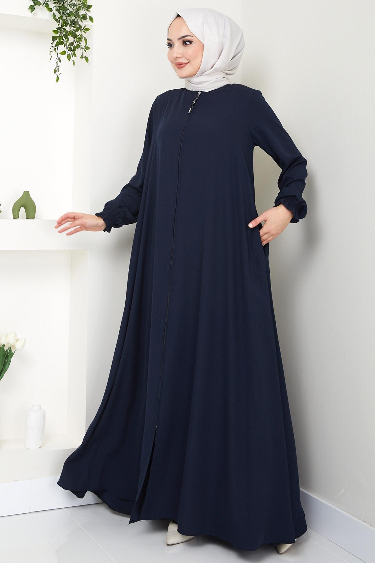 مقاس كبير مولانا فيريس أزرق كحلي HM02153