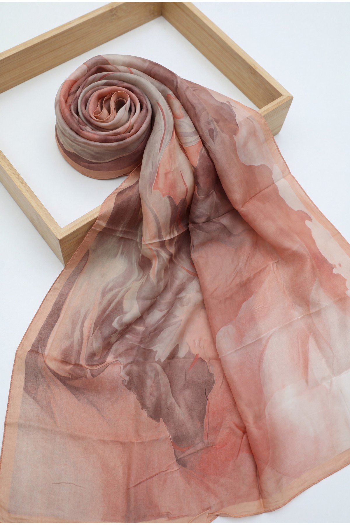 Natural Viscose Scarf -Puppies mouth