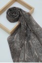 Authentic Striped Traditional Design Cotton Scarf - Soil