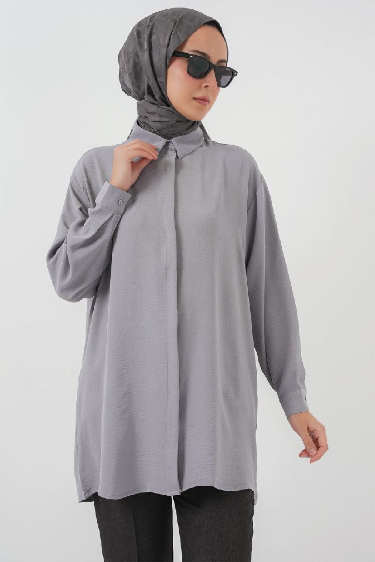 Long Shirt Tunic 5945  detay görseli