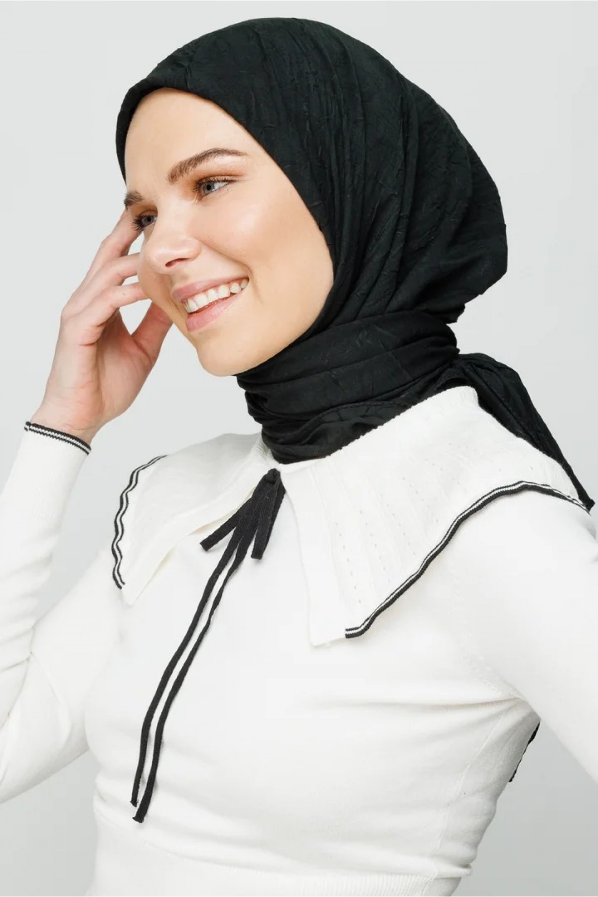 Bambu Eşarp - Siyah
