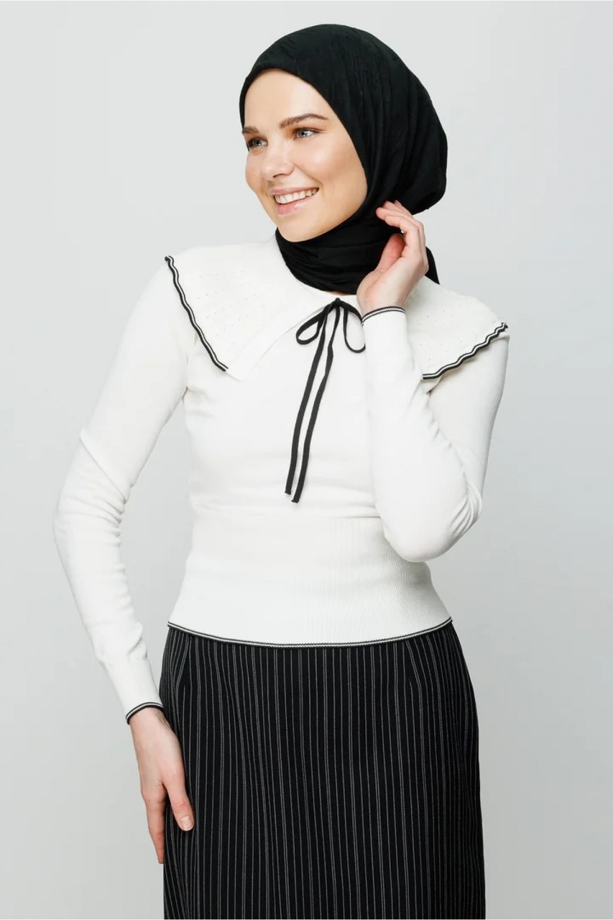 Bambu Eşarp - Siyah