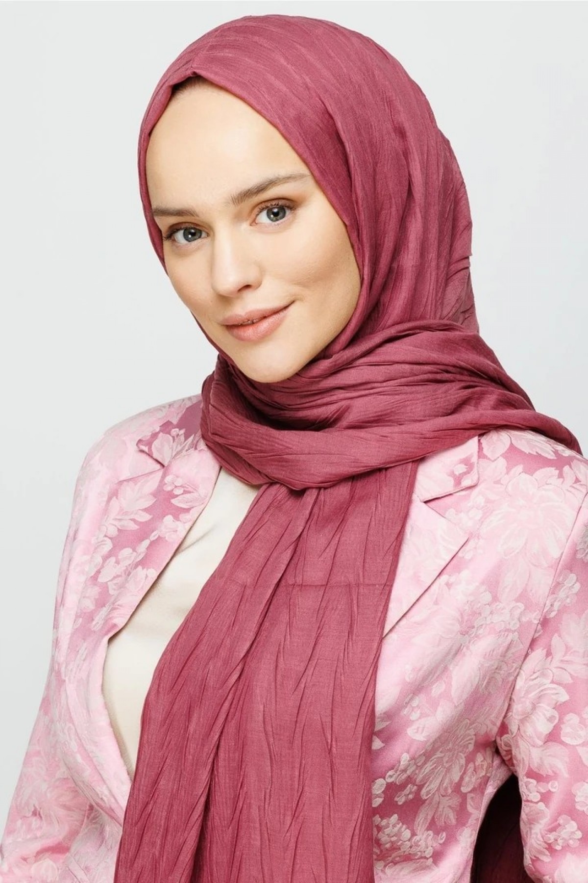 Pleated Bamboo Shawl 