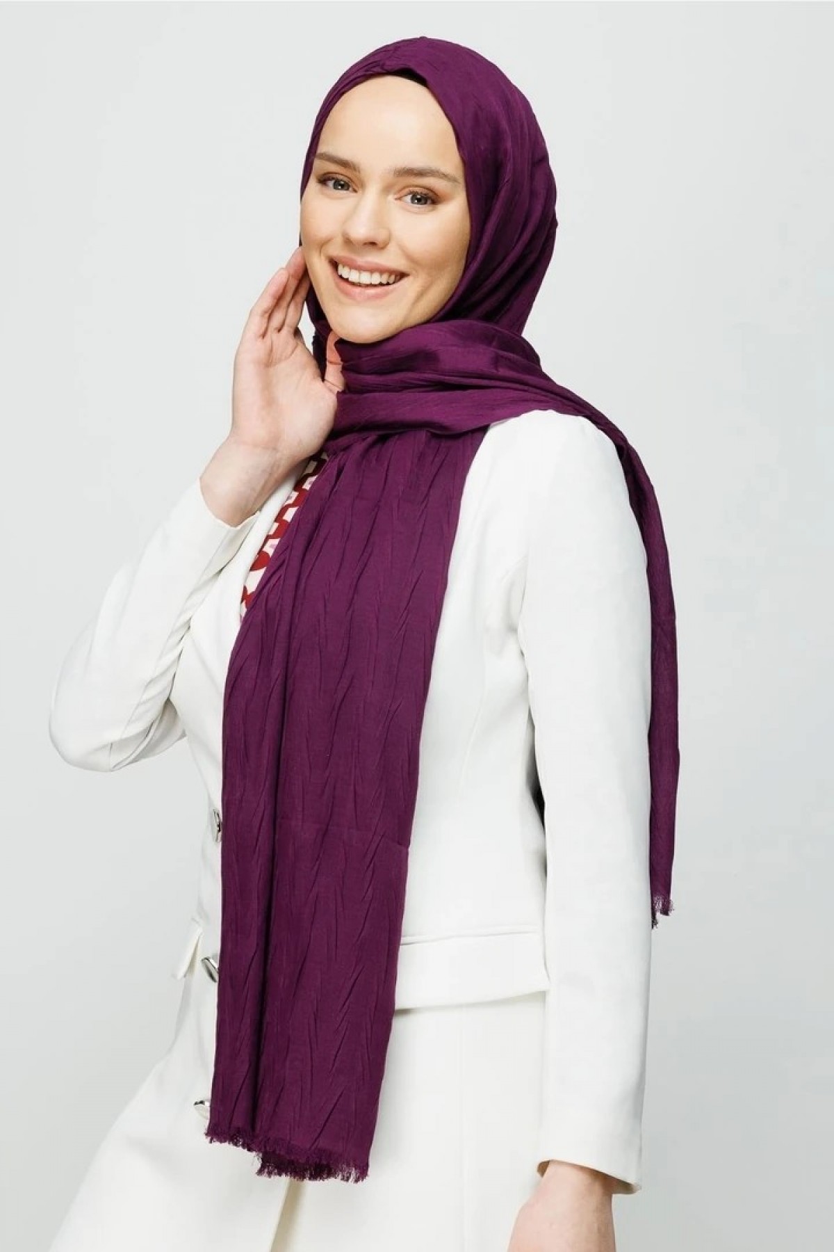 شال من الخيزران المطوي 