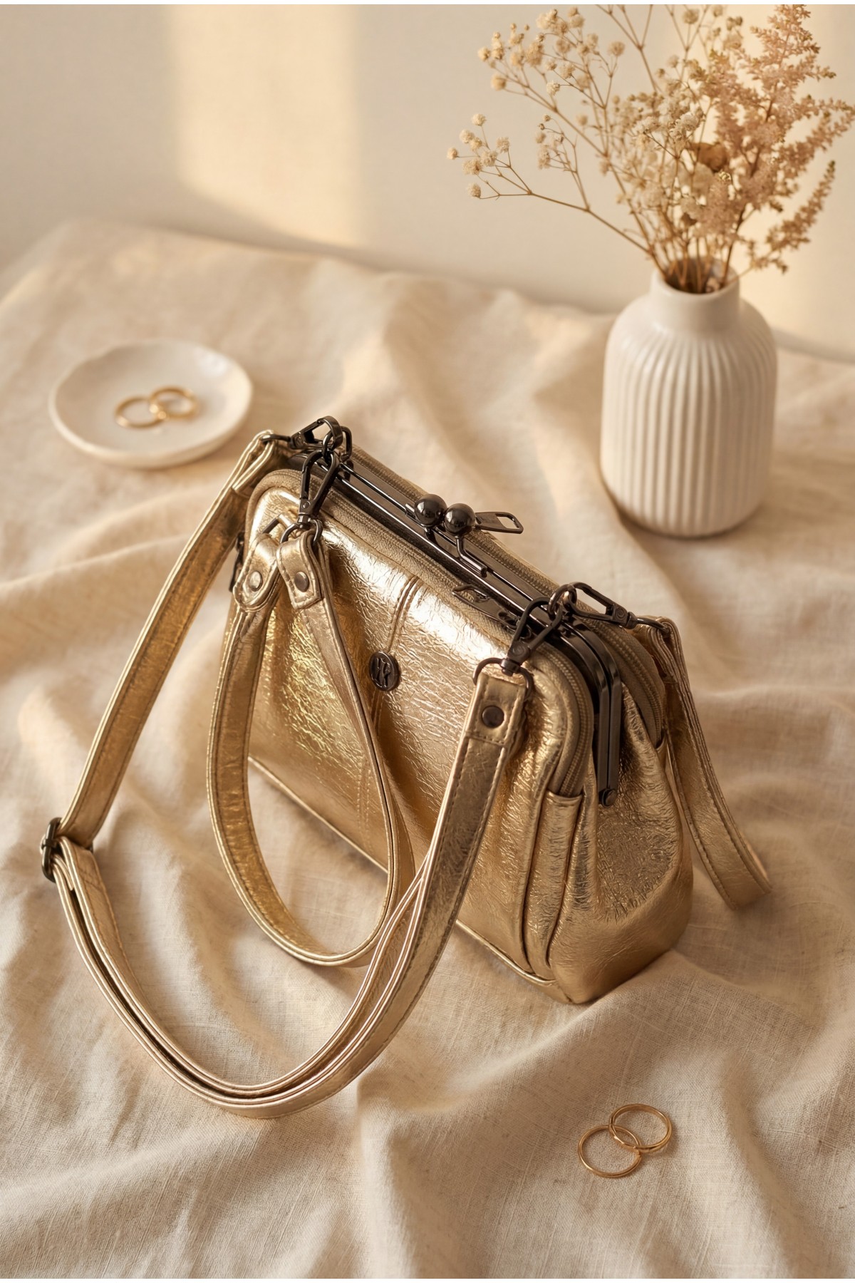 Vintage Design Functional Multi -Gold