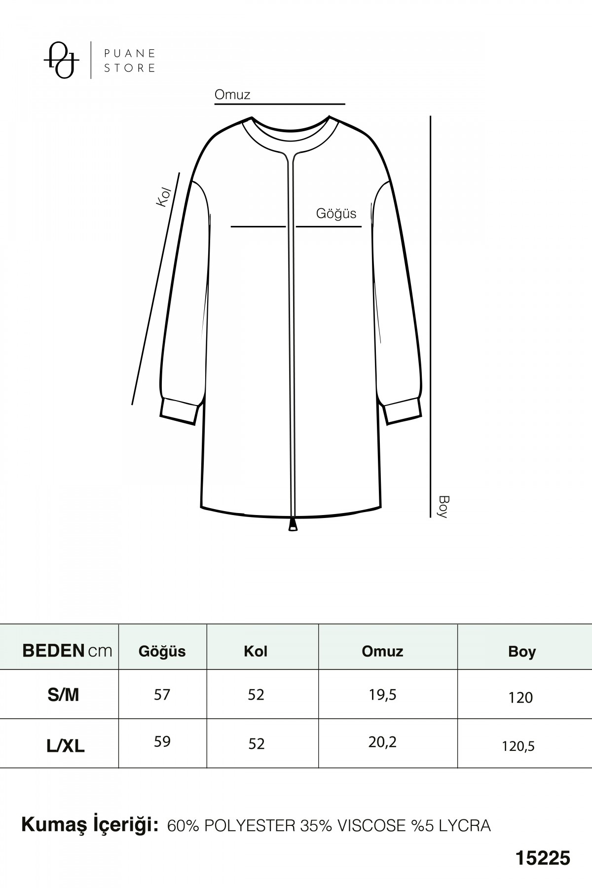 Kadın Yakası Ve Arka Belden Tünelli Basic Kap - 15225MNT