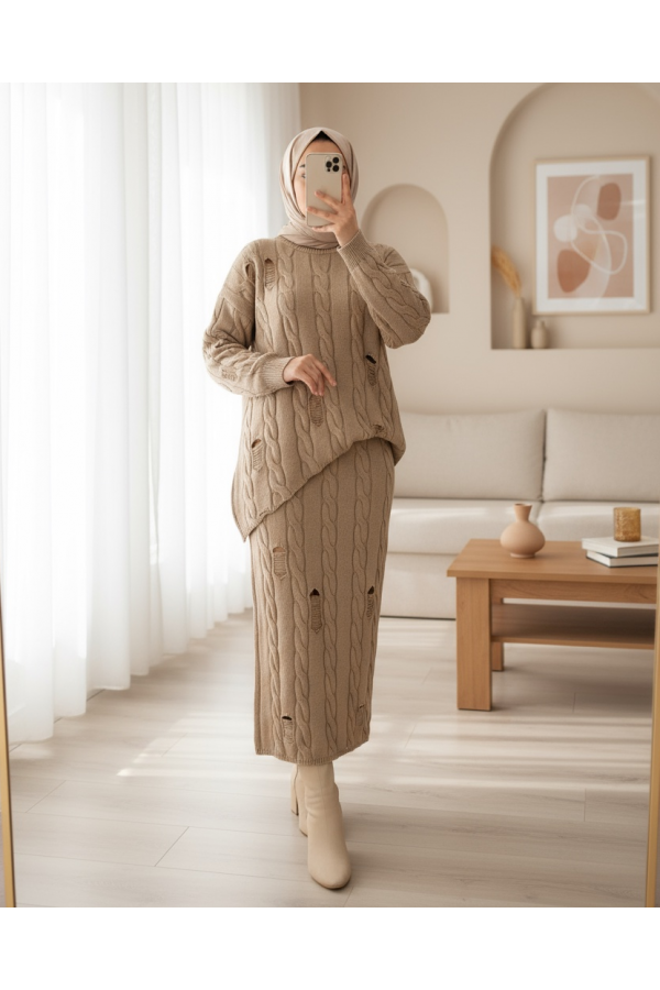 سترة محبوكة  