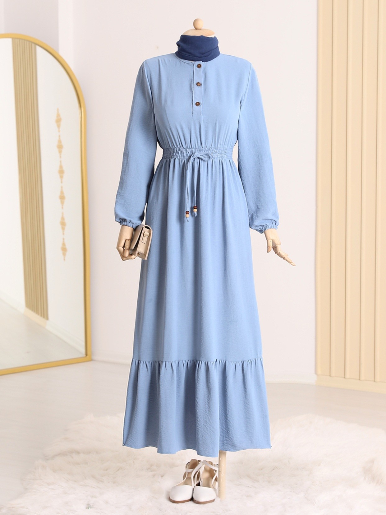 sachin and babi light blue dress Traditional turkish dresses main image 0