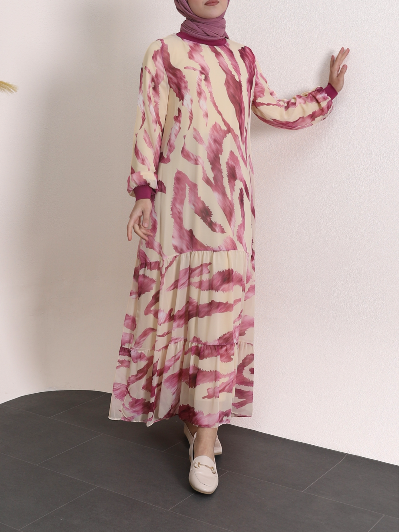 sachin and babi light blue dress Chiffon Shirt Dress with Floral Print