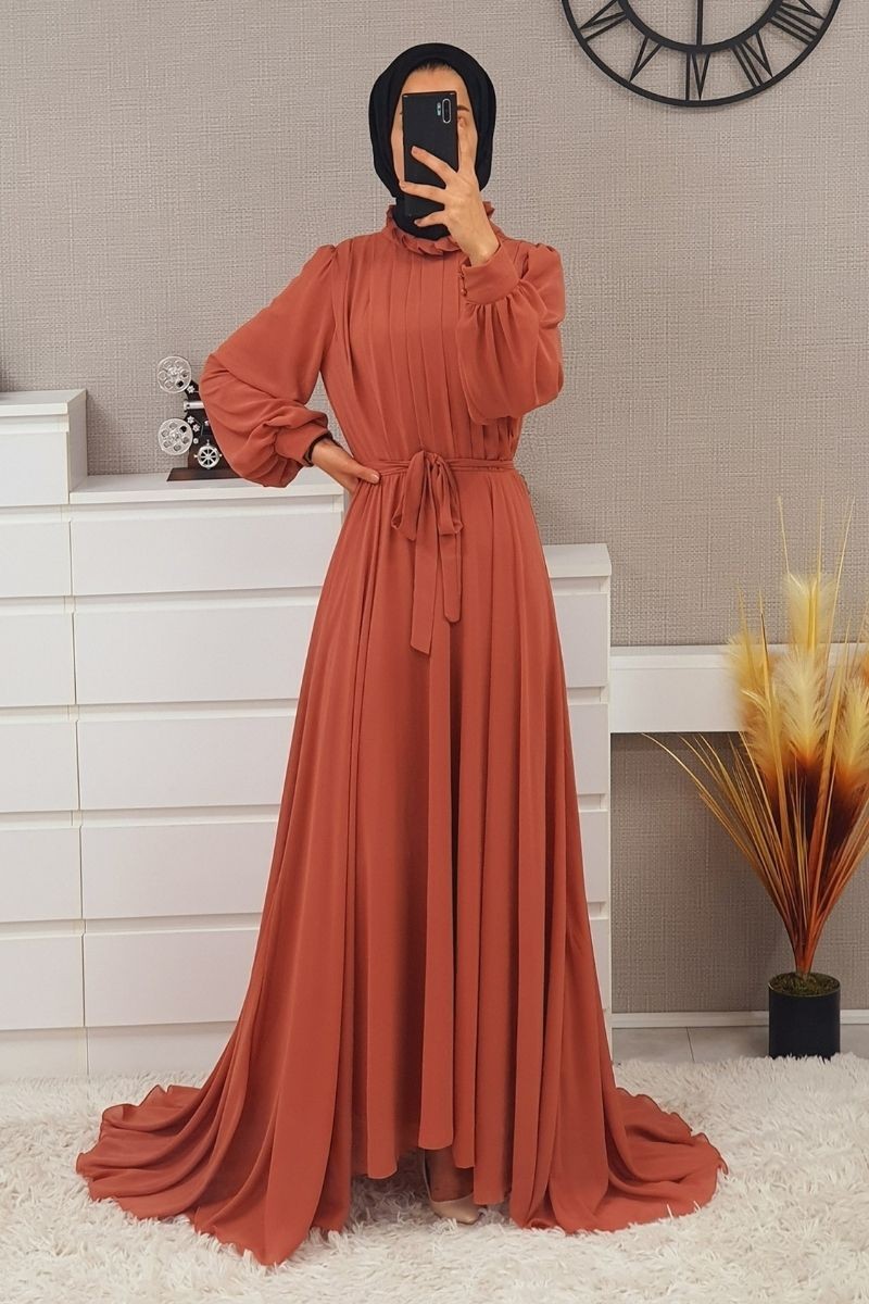 sachin and babi light blue dress Salmon pink chiffon dress and beaded lurex Pat Sandler for Hightlight For  Sale at 1stDibs